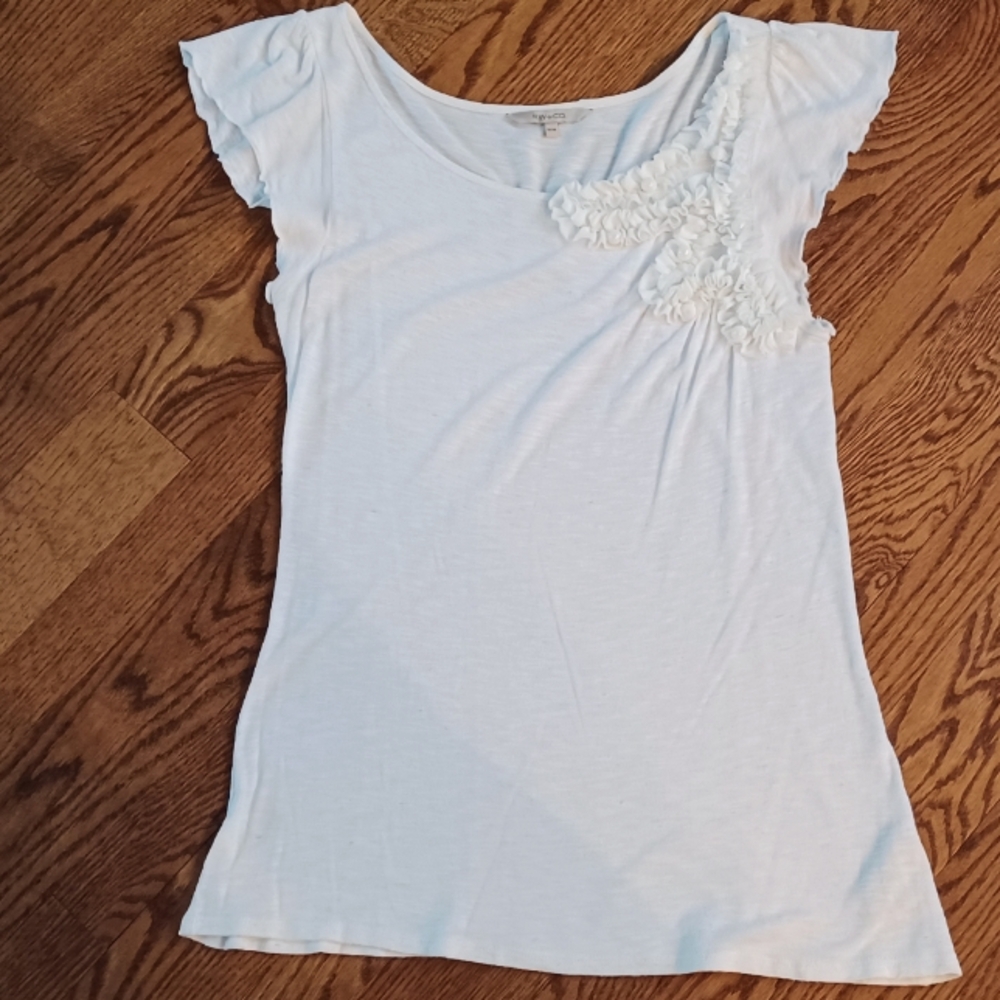 RW&Co Linen Blend Top size Medium